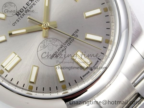 Oyster Perpetual 124300 41mm DIWF 1:1 Best Edition 904L Steel Silver Dial A Unisex 1538