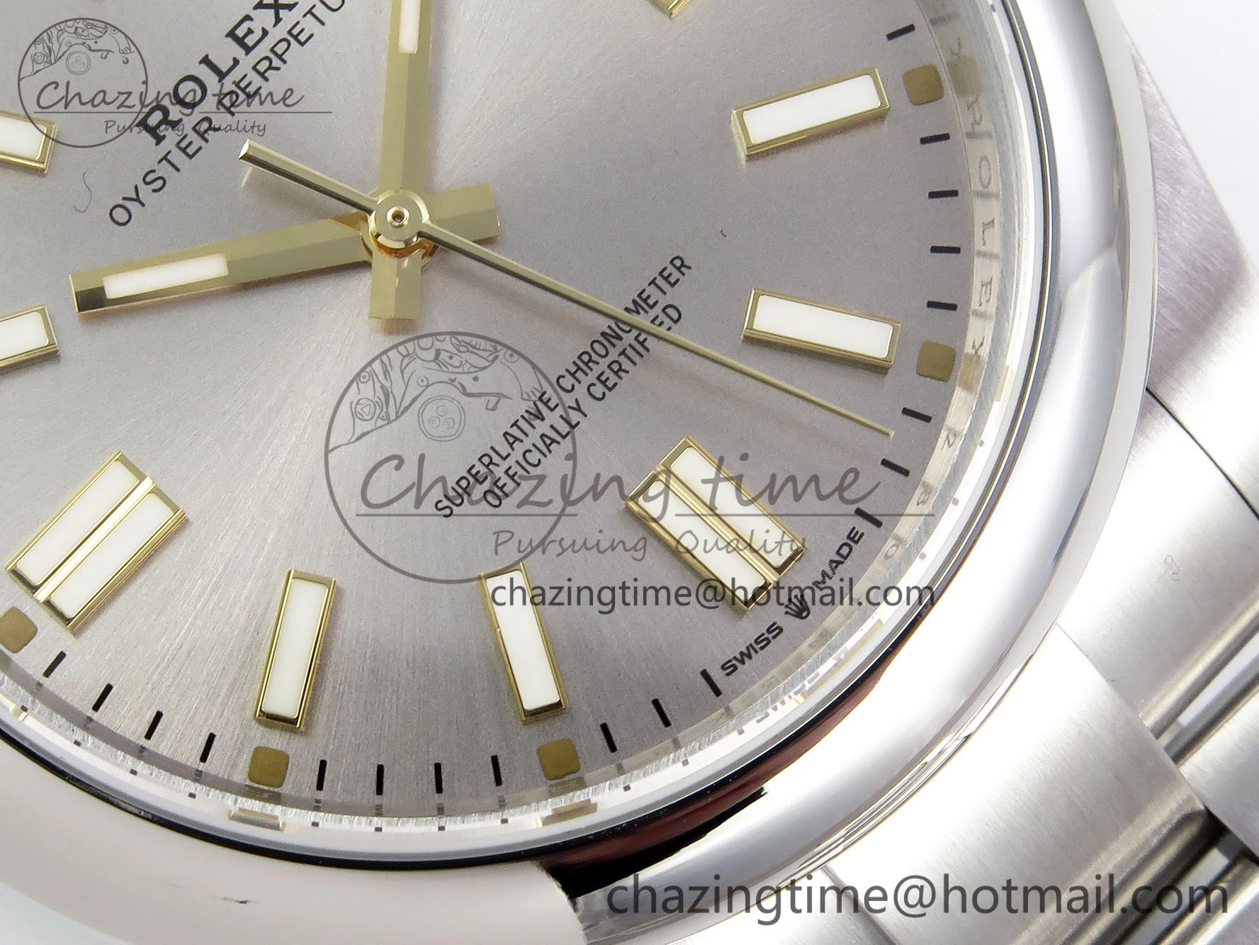 Oyster Perpetual 124300 41mm DIWF 1:1 Best Edition 904L Steel Silver Dial A Unisex 1538