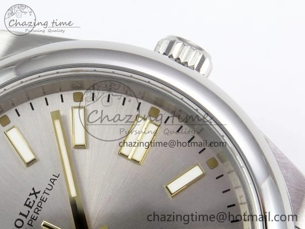 Oyster Perpetual 124300 41mm DIWF 1:1 Best Edition 904L Steel Silver Dial A Unisex 1538