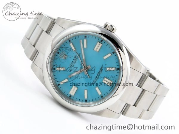 Oyster Perpetual 124300 41mm DIWF 1:1 Best Edition 904L Steel Tiffany Blue Dial A Comfortable 1528