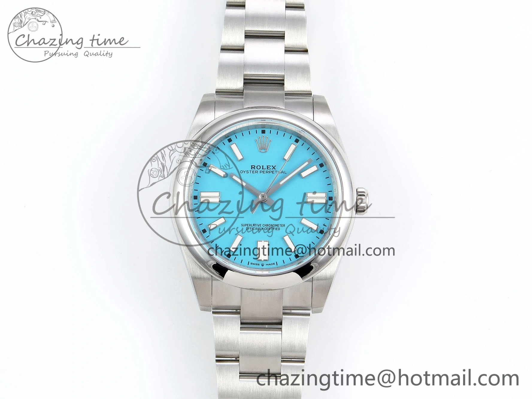 Oyster Perpetual 124300 41mm DIWF 1:1 Best Edition 904L Steel Tiffany Blue Dial A Comfortable 1528