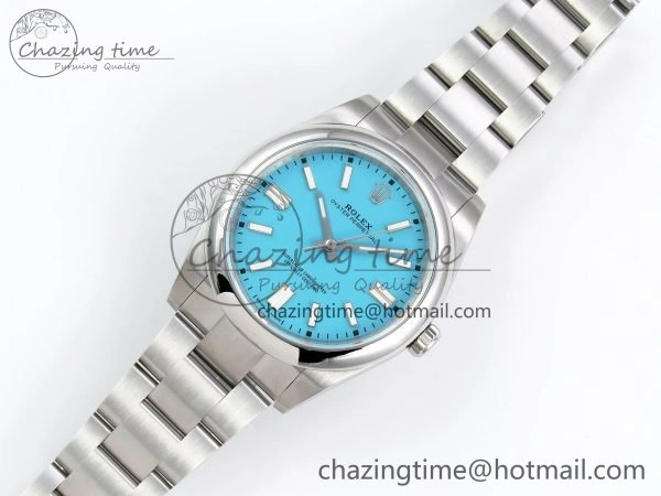 Oyster Perpetual 124300 41mm DIWF 1:1 Best Edition 904L Steel Tiffany Blue Dial A Comfortable 1528