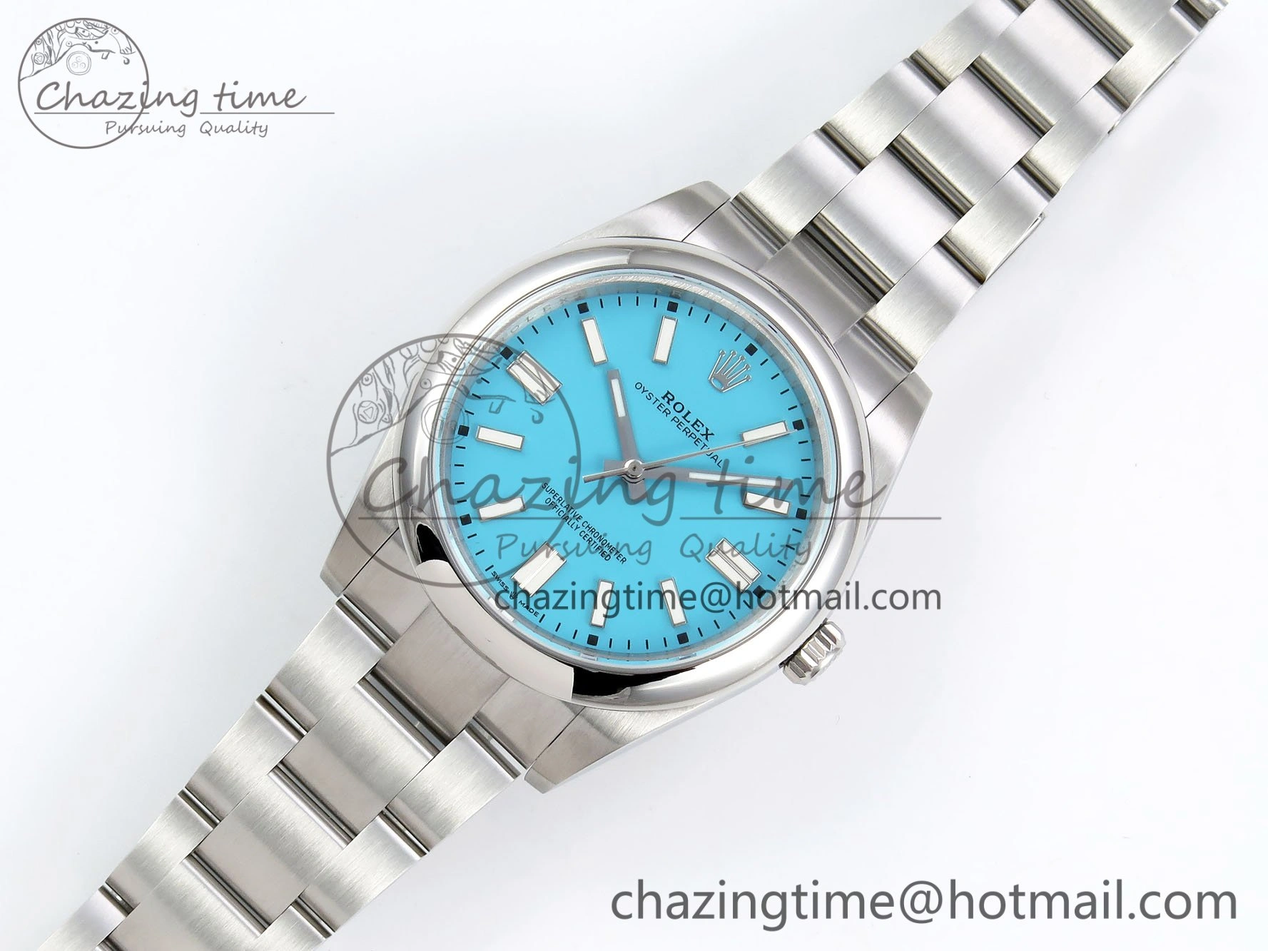Oyster Perpetual 124300 41mm DIWF 1:1 Best Edition 904L Steel Tiffany Blue Dial A Comfortable 1528