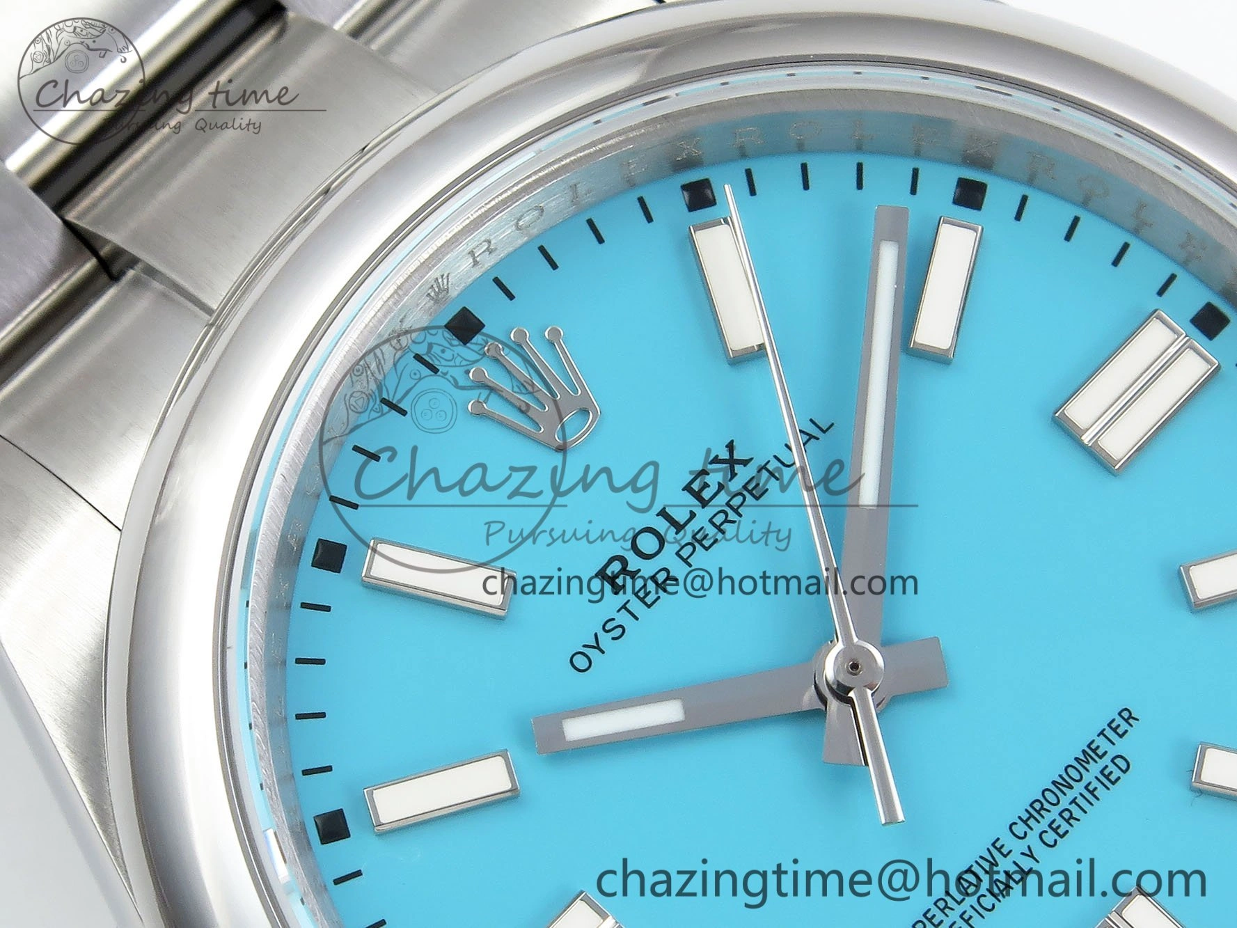 Oyster Perpetual 124300 41mm DIWF 1:1 Best Edition 904L Steel Tiffany Blue Dial A Comfortable 1528