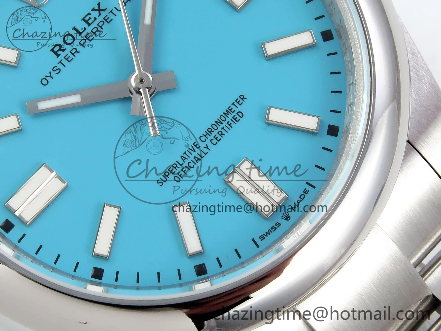 Oyster Perpetual 124300 41mm DIWF 1:1 Best Edition 904L Steel Tiffany Blue Dial A Comfortable 1528
