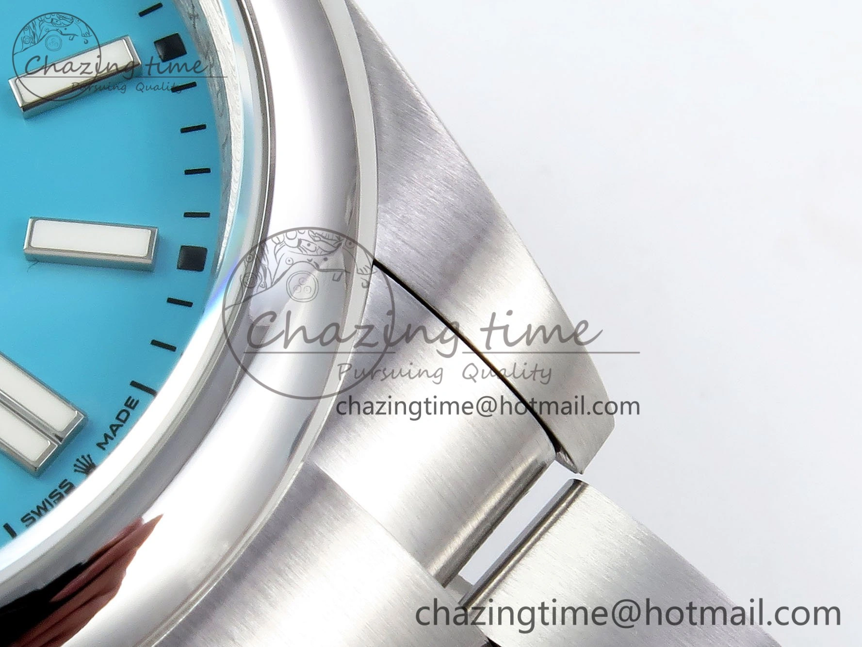 Oyster Perpetual 124300 41mm DIWF 1:1 Best Edition 904L Steel Tiffany Blue Dial A Comfortable 1528