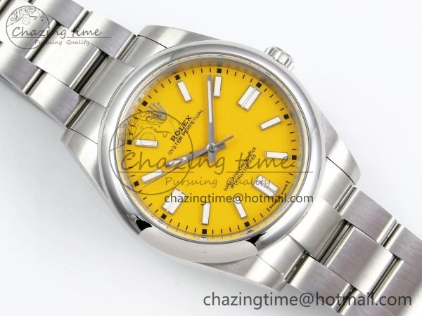 Oyster Perpetual 124300 41mm DIWF 1:1 Best Edition 904L Steel Yellow Dial A SmartChoice 1531