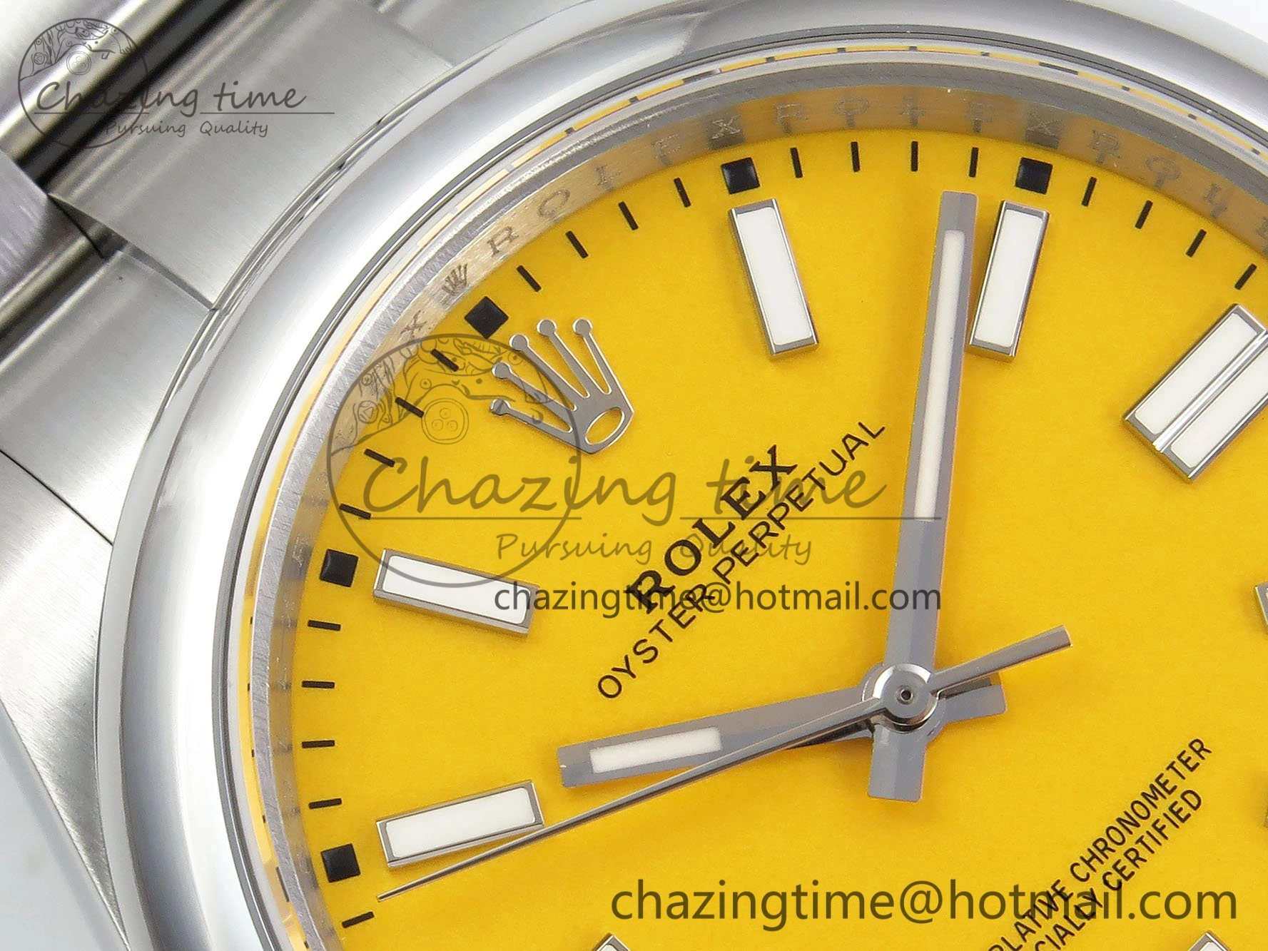 Oyster Perpetual 124300 41mm DIWF 1:1 Best Edition 904L Steel Yellow Dial A SmartChoice 1531