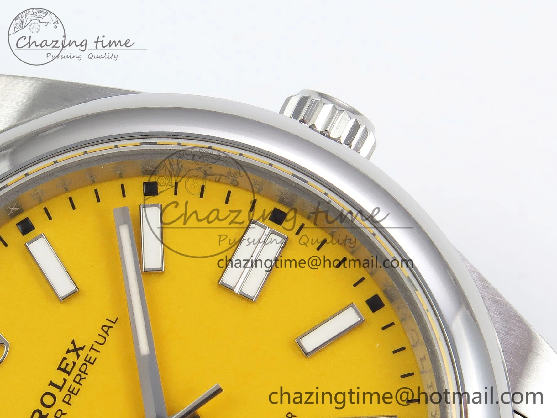 Oyster Perpetual 124300 41mm DIWF 1:1 Best Edition 904L Steel Yellow Dial A SmartChoice 1531