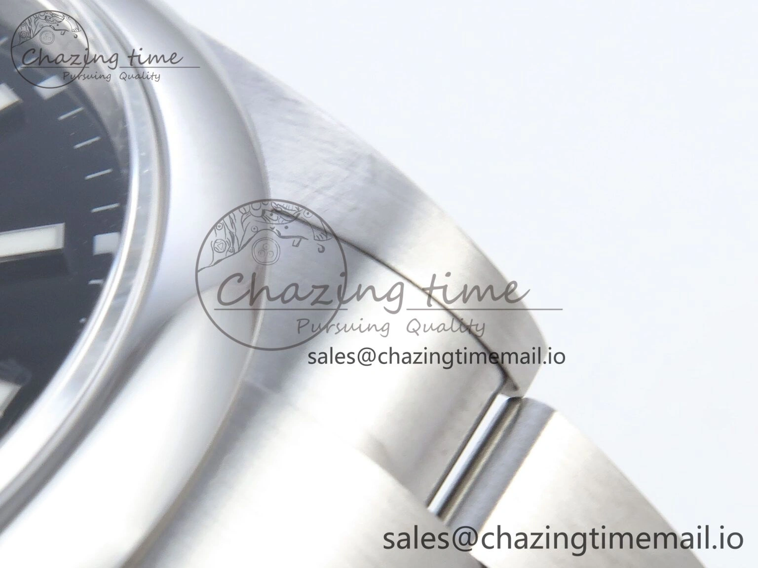 WrinkleFree Oyster Perpetual 124300 41mm EWEF Best Edition 904L Steel Black Dial A 767