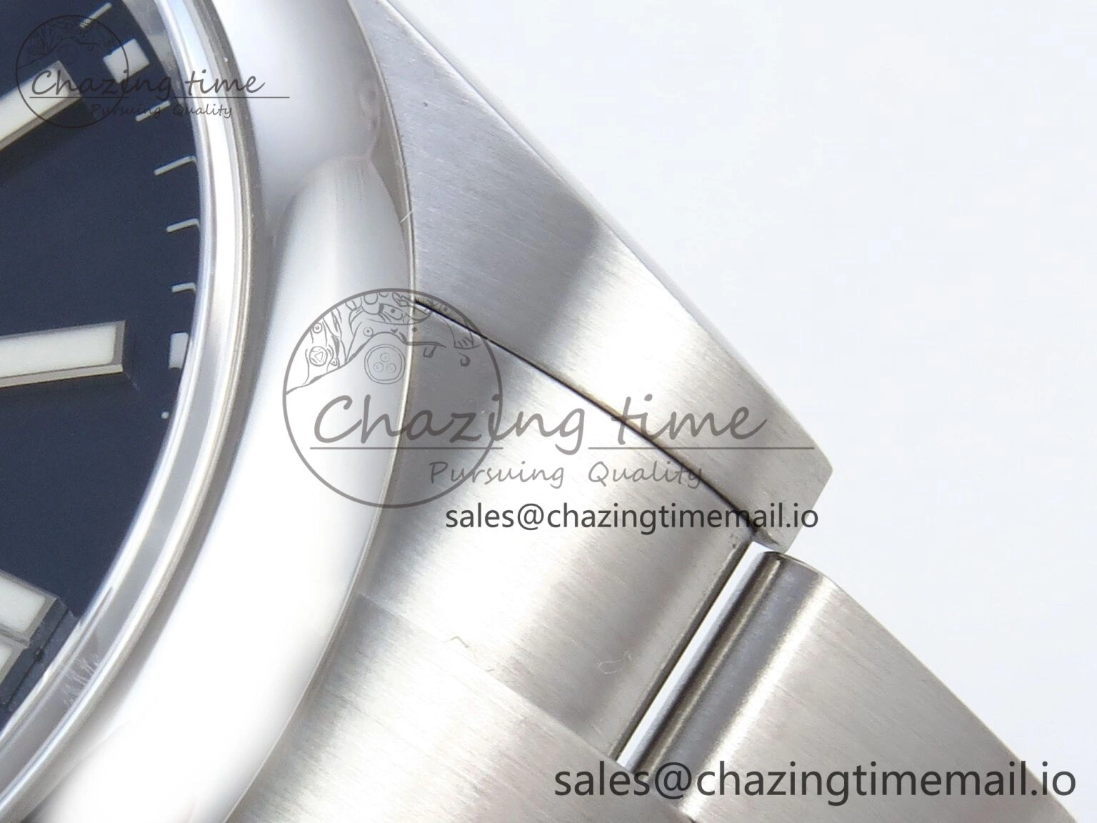 Tailored Oyster Perpetual 124300 41mm EWEF Best Edition 904L Steel Blue Dial A 766