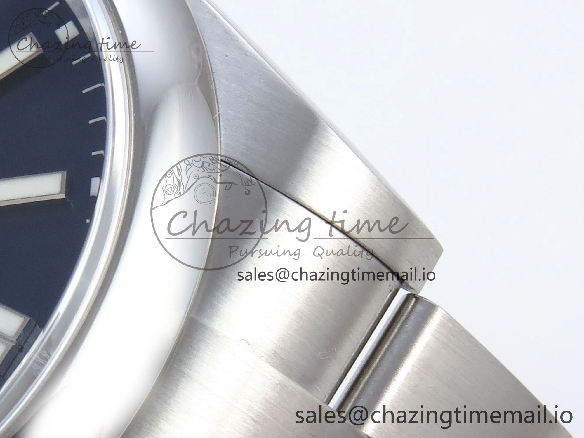 Tailored Oyster Perpetual 124300 41mm EWEF Best Edition 904L Steel Blue Dial A 766