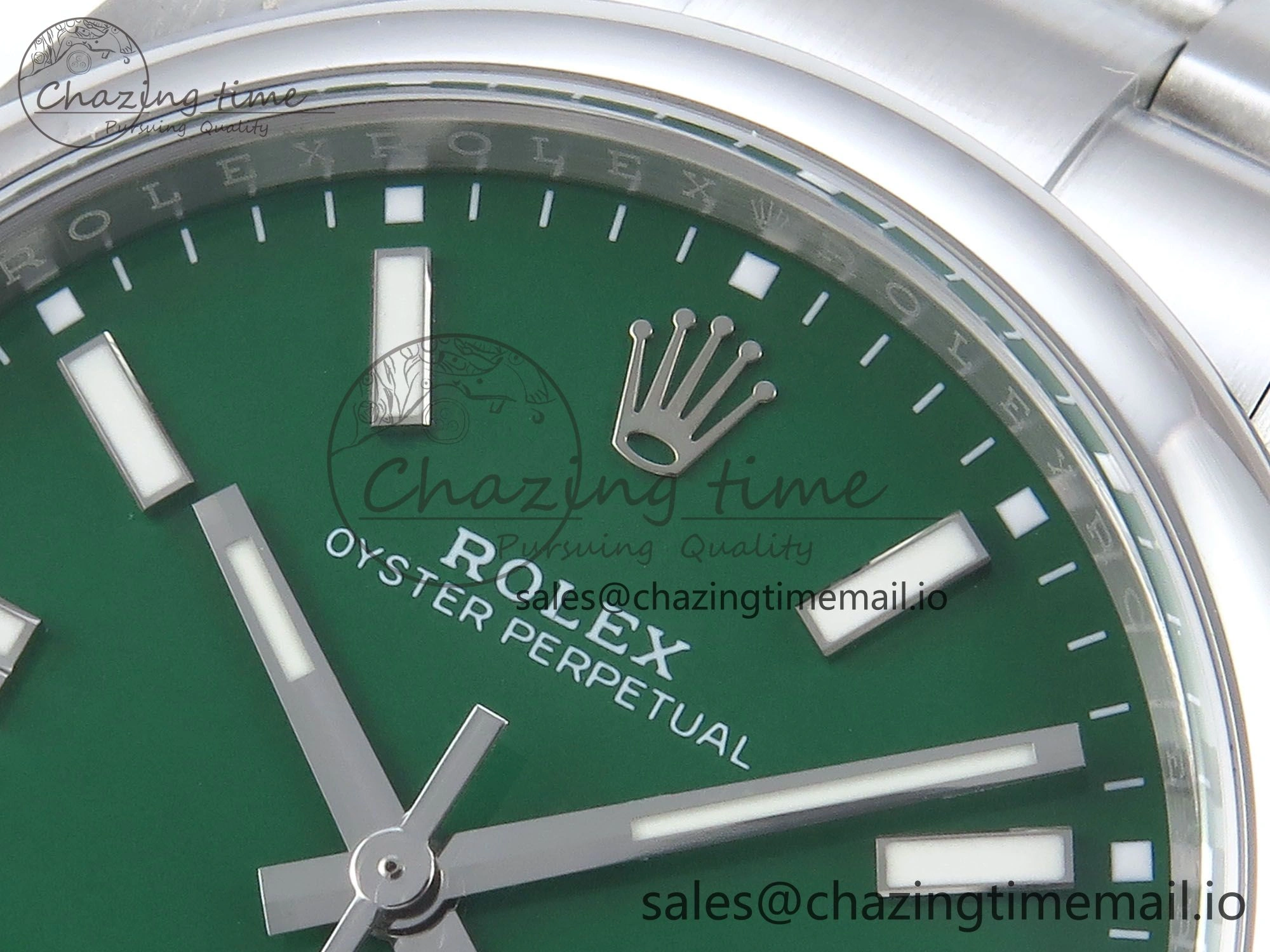 Oyster Perpetual 124300 41mm EWEF Best Edition 904L Steel Green Dial A SportInspired 772