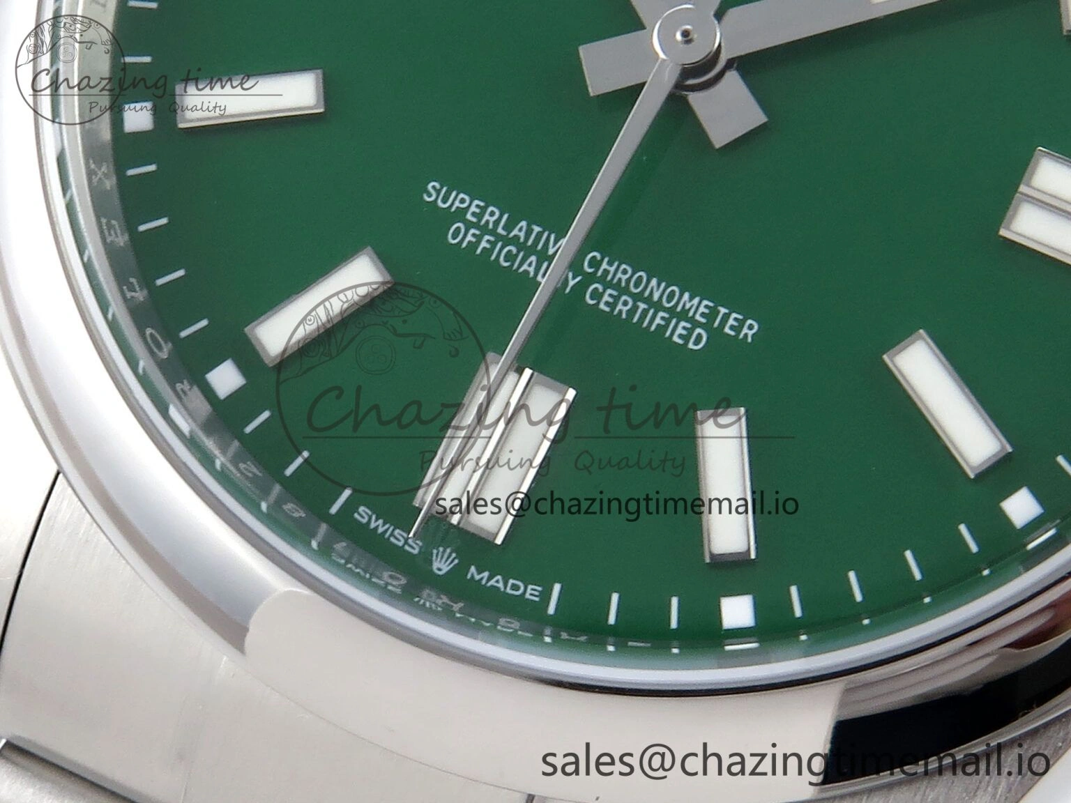 Oyster Perpetual 124300 41mm EWEF Best Edition 904L Steel Green Dial A SportInspired 772