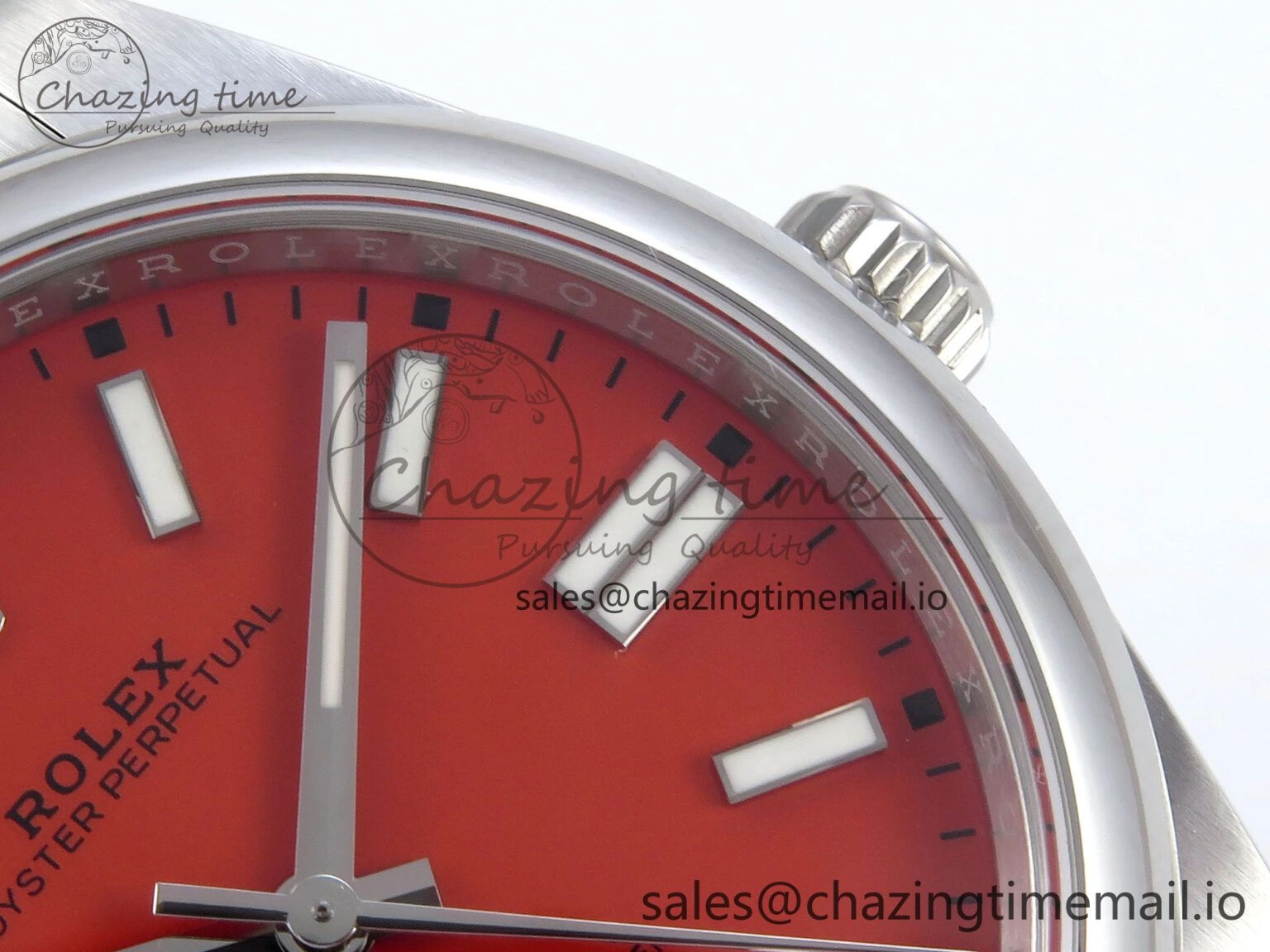 Oyster Perpetual 124300 41mm EWEF Best Edition 904L Steel Red Dial A EasyCare 768