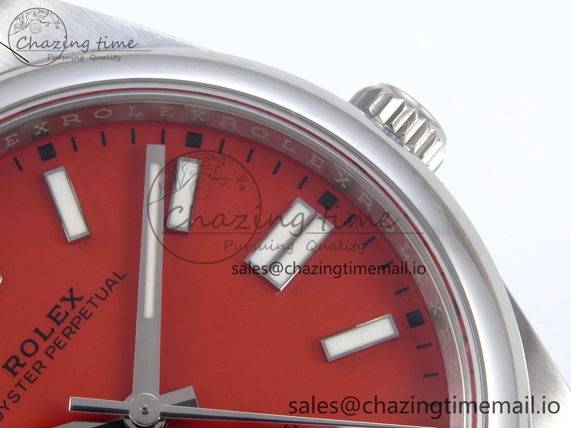 Oyster Perpetual 124300 41mm EWEF Best Edition 904L Steel Red Dial A EasyCare 768