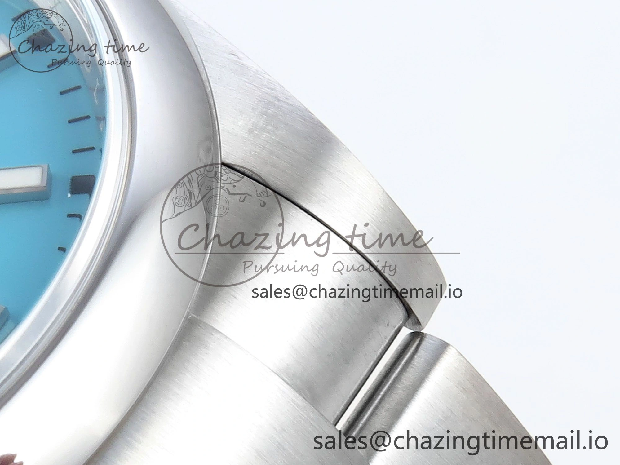 BestValue Oyster Perpetual 124300 41mm EWEF Best Edition 904L Steel Tiffany Blue Dial A 771