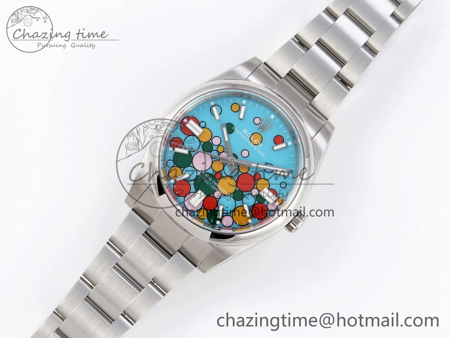 Oyster Perpetual 124300 41mm EWF 1:1 Best Edition 316L Steel Celebration Dial A UrbanChic 1868