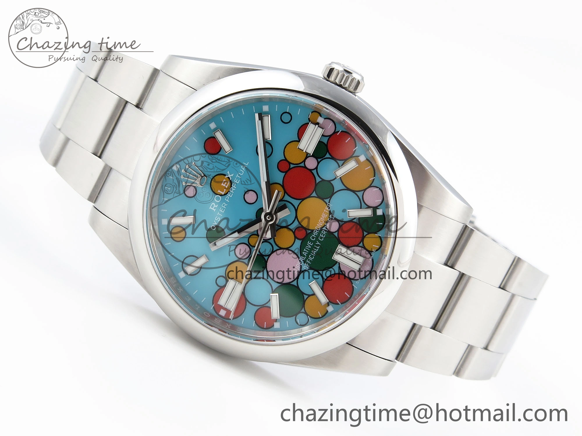 Oyster Perpetual 124300 41mm EWF 1:1 Best Edition 316L Steel Celebration Dial A UrbanChic 1868