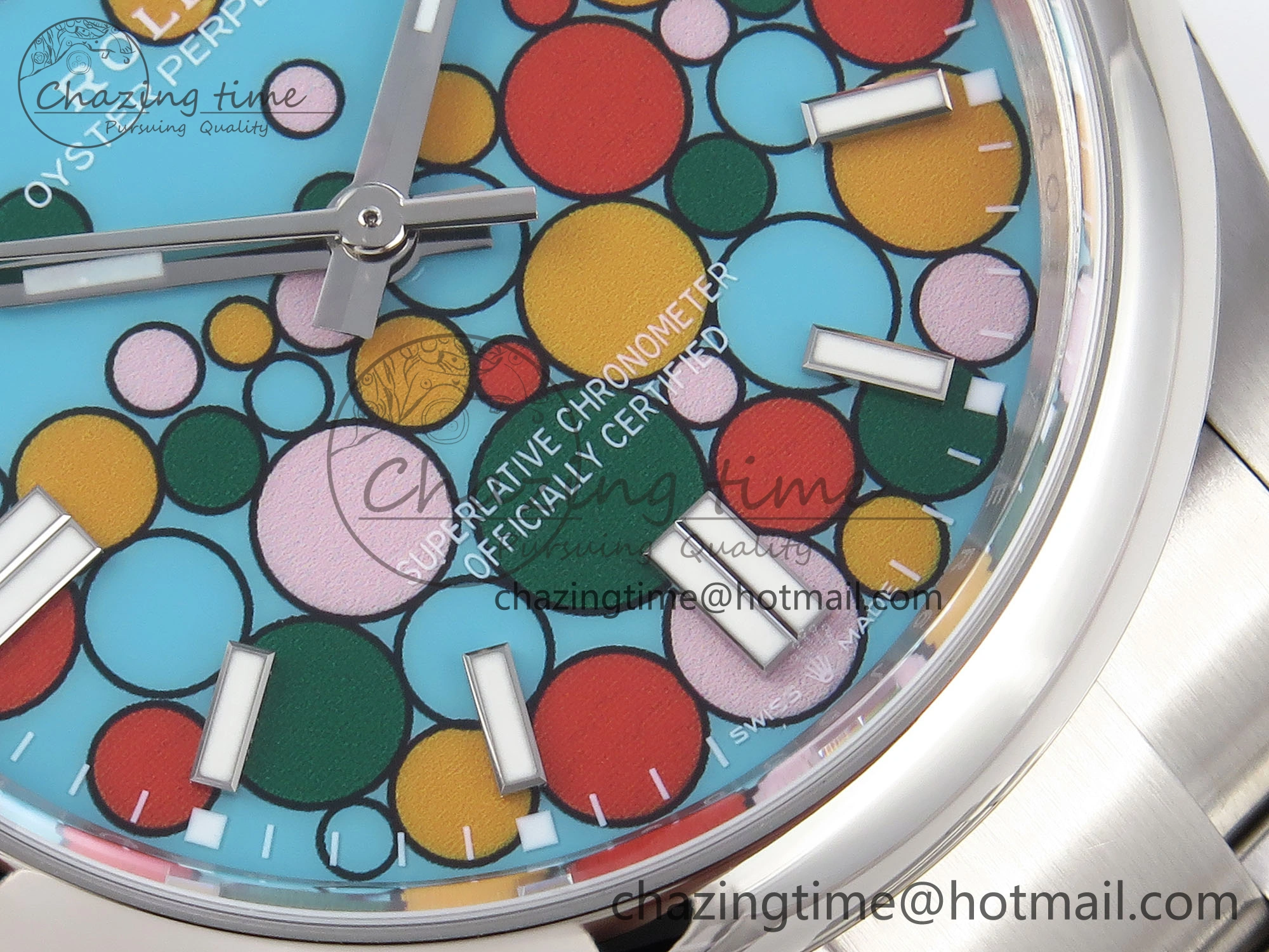 Oyster Perpetual 124300 41mm EWF 1:1 Best Edition 316L Steel Celebration Dial A UrbanChic 1868