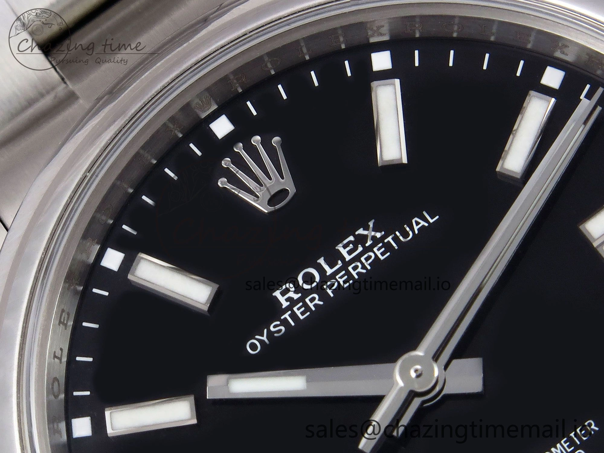 Oyster Perpetual 124300 41mm VSF 1:1 Best Edition 904L Steel Black Dial VS Flexible 1278