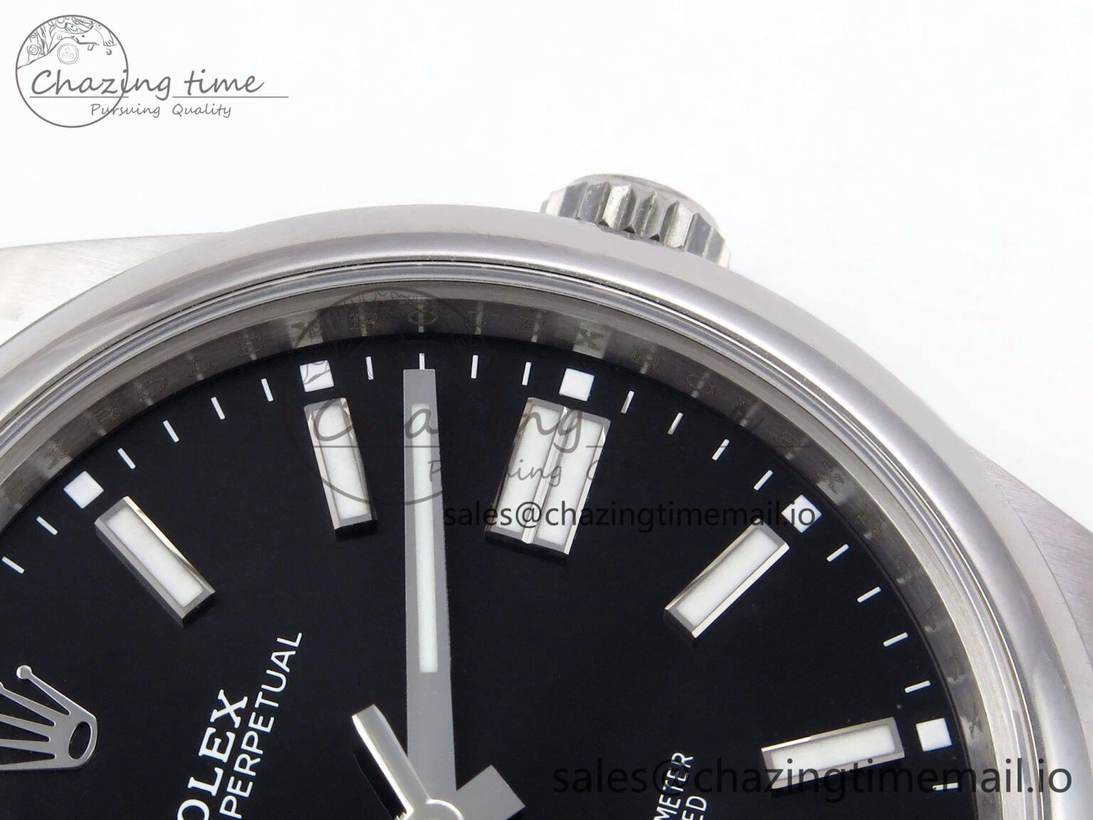 Oyster Perpetual 124300 41mm VSF 1:1 Best Edition 904L Steel Black Dial VS Flexible 1278