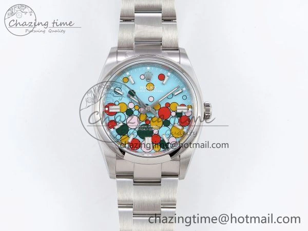 Compact Oyster Perpetual 124300 41mm VSF 1:1 Best Edition 904L Steel Celebration Dial VS 1386
