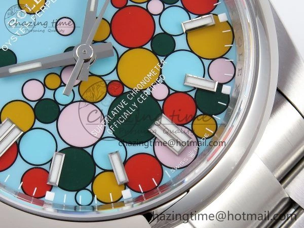 Compact Oyster Perpetual 124300 41mm VSF 1:1 Best Edition 904L Steel Celebration Dial VS 1386