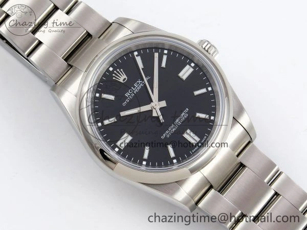 Minimalist Oyster Perpetual 126000 36mm APF 1:1 Best Edition 904L Steel Black Dial VR 1421