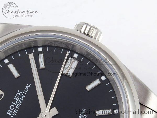 Minimalist Oyster Perpetual 126000 36mm APF 1:1 Best Edition 904L Steel Black Dial VR 1421