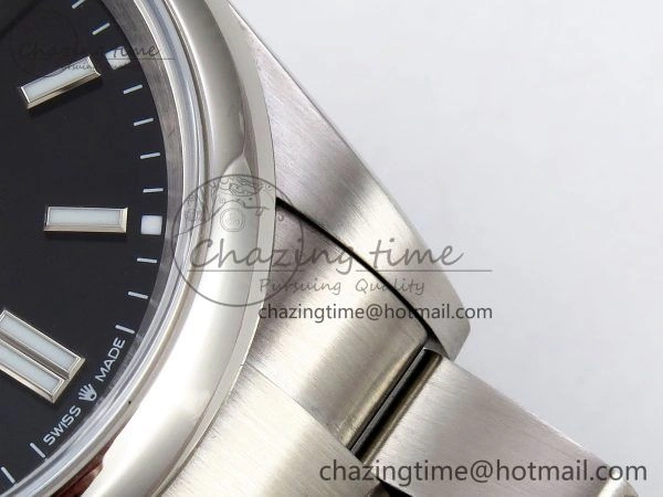 Minimalist Oyster Perpetual 126000 36mm APF 1:1 Best Edition 904L Steel Black Dial VR 1421
