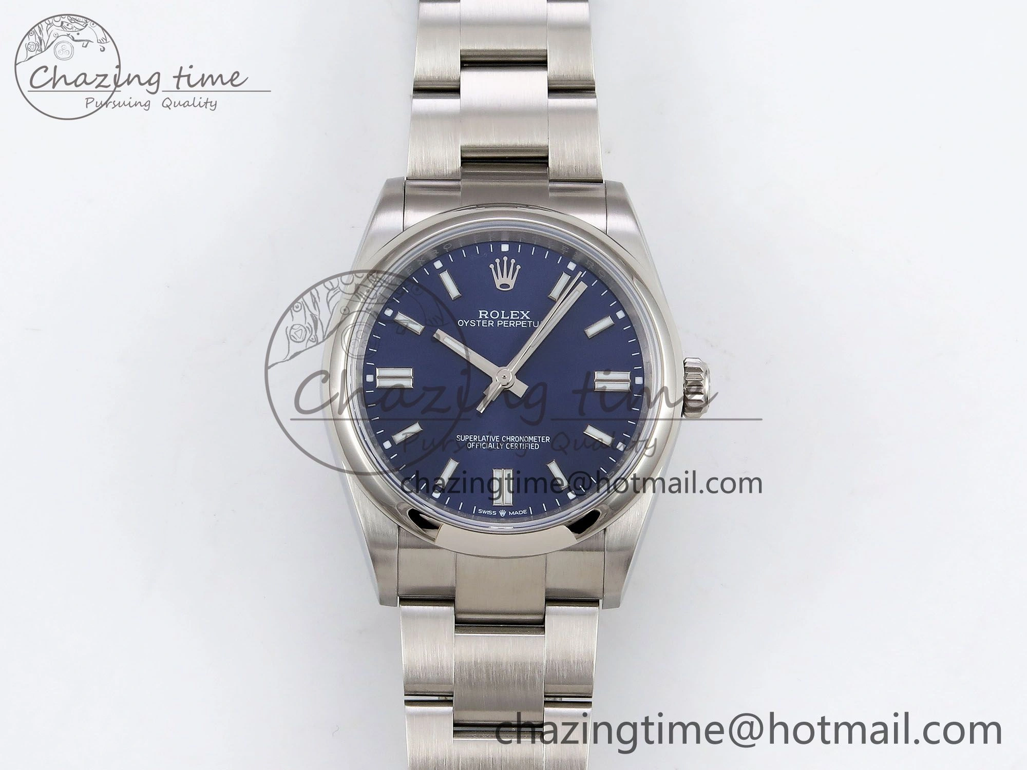 Oyster Perpetual 126000 36mm APF 1:1 Best Edition 904L Steel Blue Dial VR Chic 1416