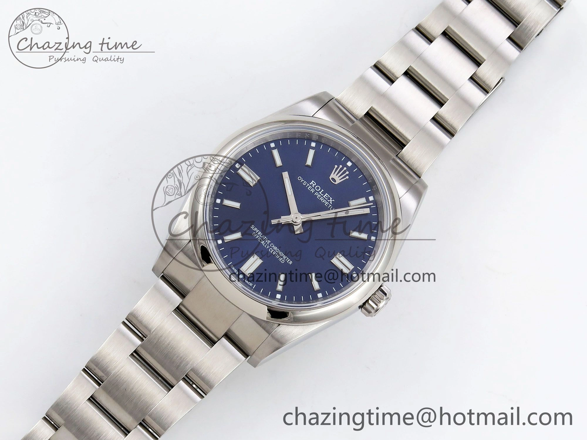 Oyster Perpetual 126000 36mm APF 1:1 Best Edition 904L Steel Blue Dial VR Chic 1416