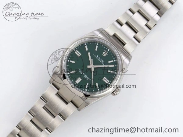 Oyster Perpetual 126000 36mm APF 1:1 Best Edition 904L Steel Green Dial VR GoodFit 1417