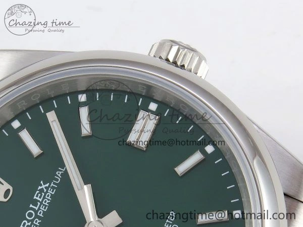 Oyster Perpetual 126000 36mm APF 1:1 Best Edition 904L Steel Green Dial VR GoodFit 1417