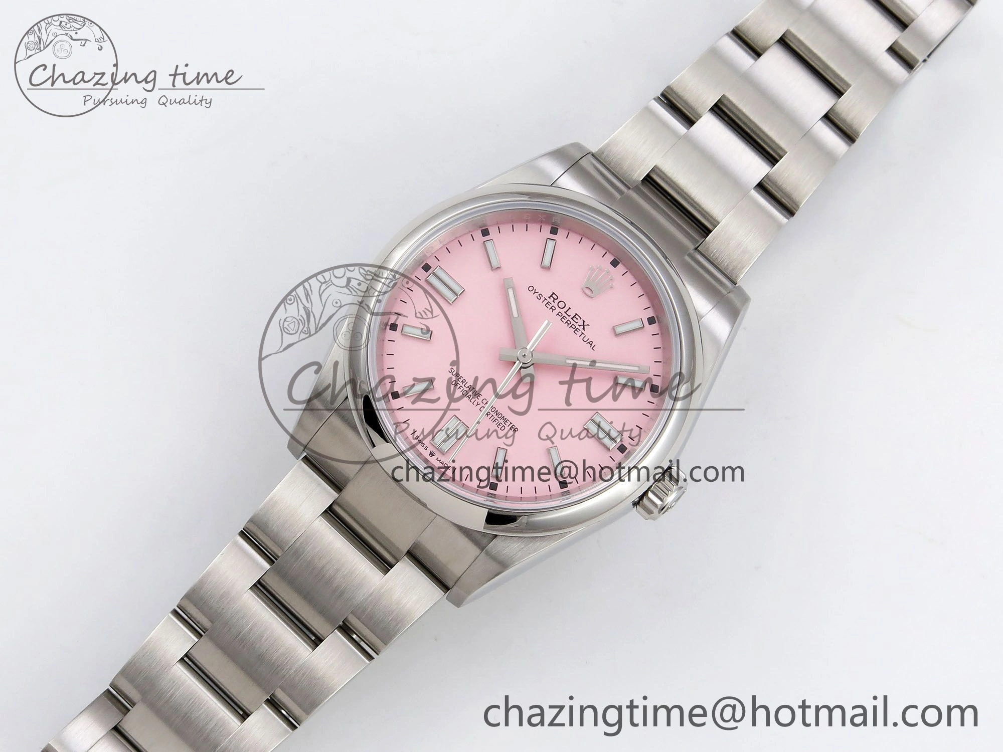 Oyster Perpetual 126000 36mm APF 1:1 Best Edition 904L Steel Pink Dial VR Compact 1418