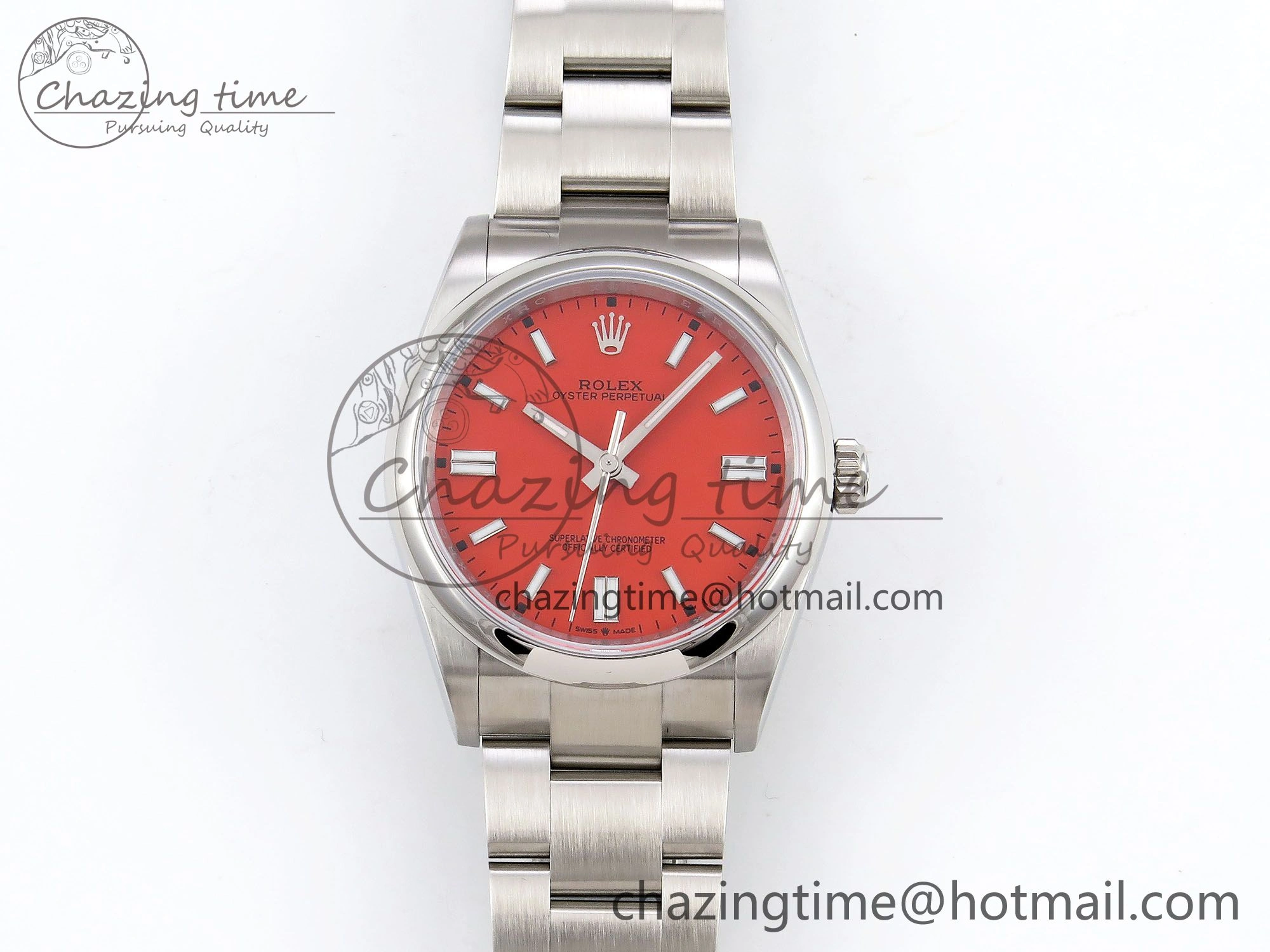 Oyster Perpetual 126000 36mm APF 1:1 Best Edition 904L Steel Red Dial VR HighPerformance 1422