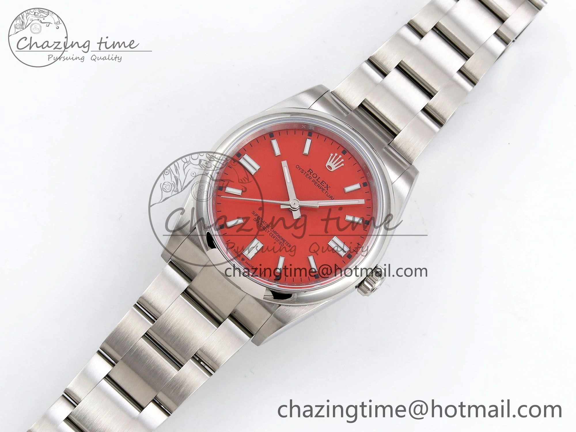 Oyster Perpetual 126000 36mm APF 1:1 Best Edition 904L Steel Red Dial VR HighPerformance 1422
