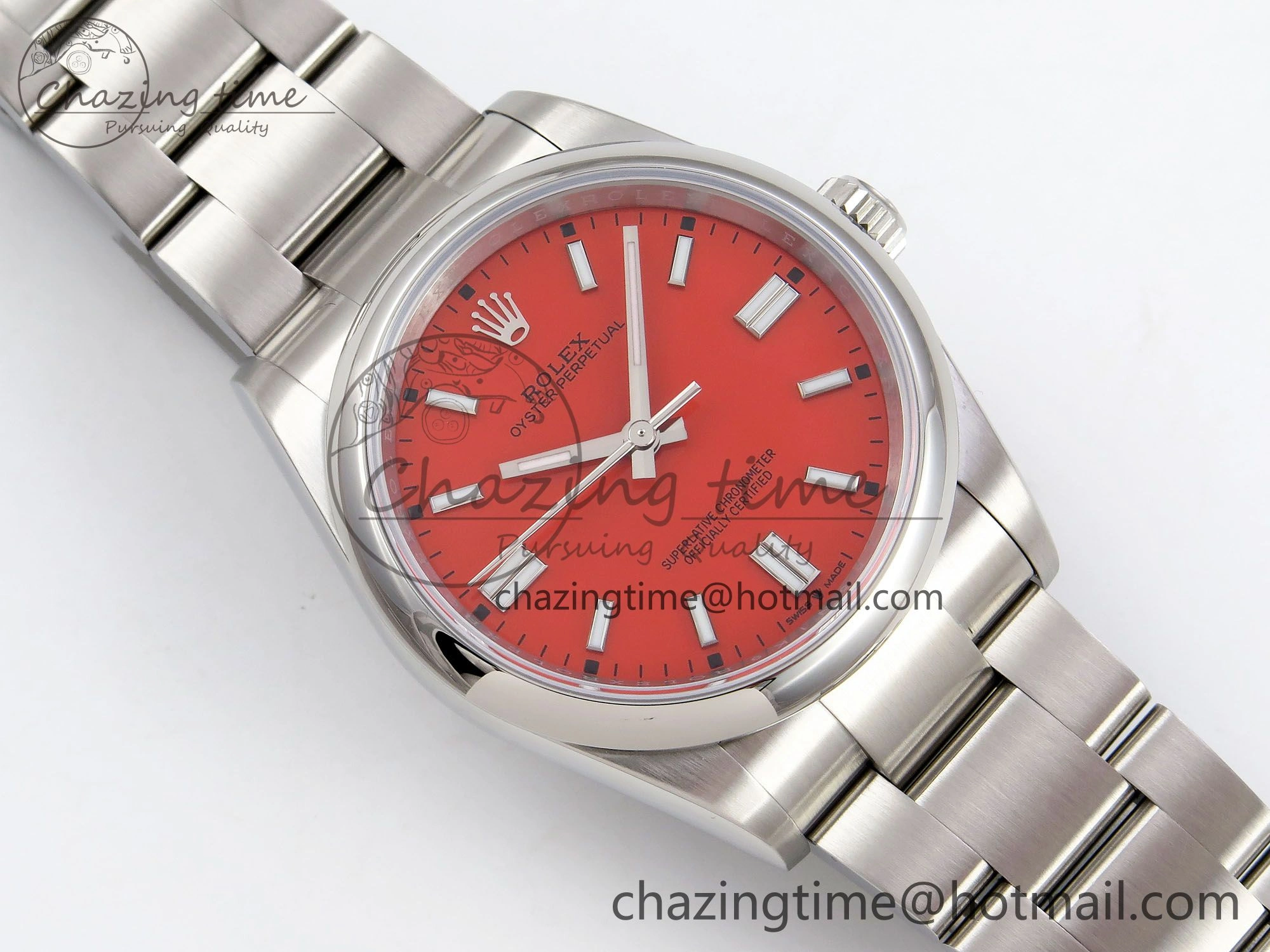 Oyster Perpetual 126000 36mm APF 1:1 Best Edition 904L Steel Red Dial VR HighPerformance 1422