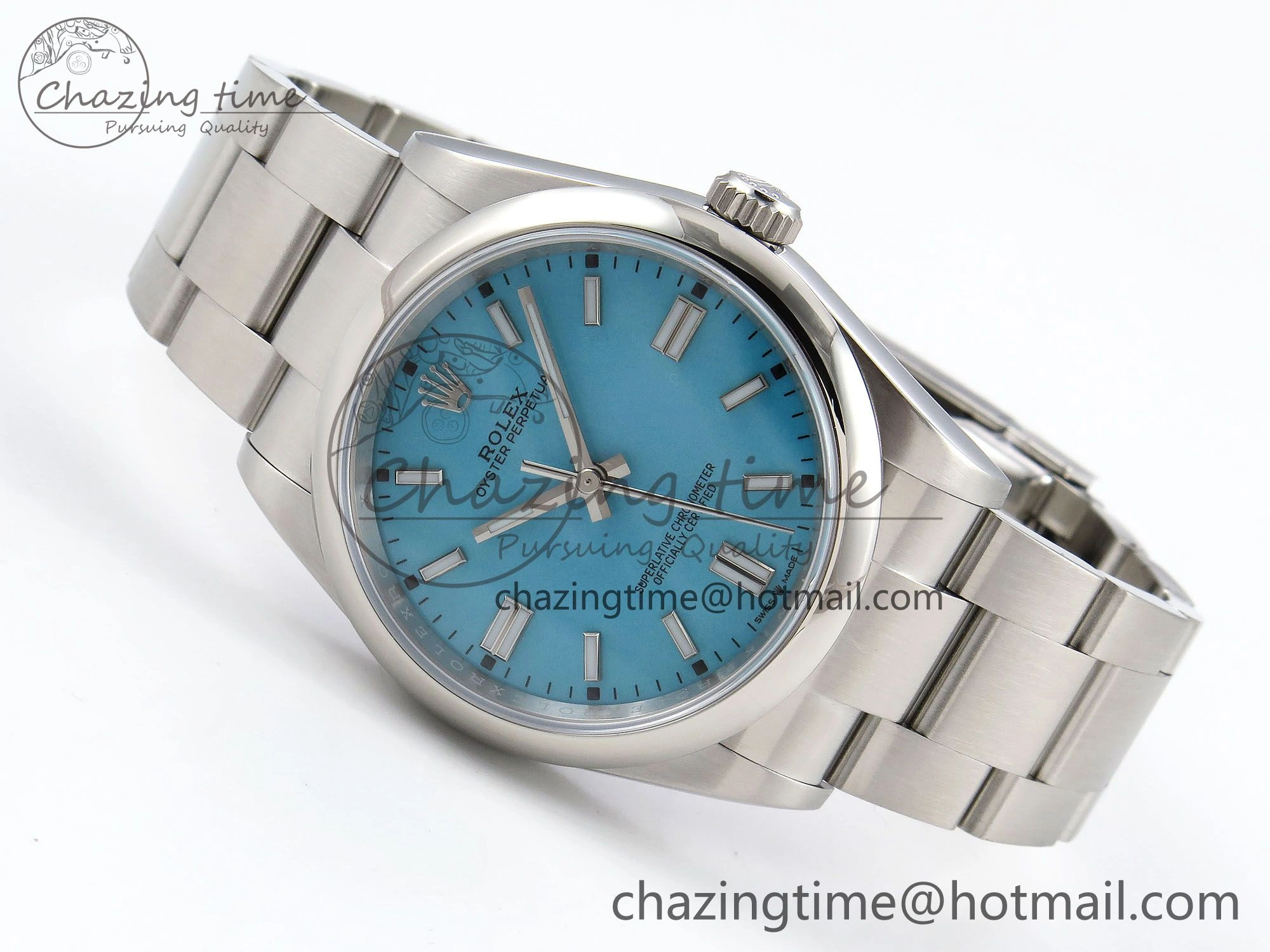 Compact Oyster Perpetual 126000 36mm APF 1:1 Best Edition 904L Steel Tiffany Blue Dial VR 1420