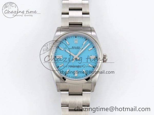 Compact Oyster Perpetual 126000 36mm APF 1:1 Best Edition 904L Steel Tiffany Blue Dial VR 1420