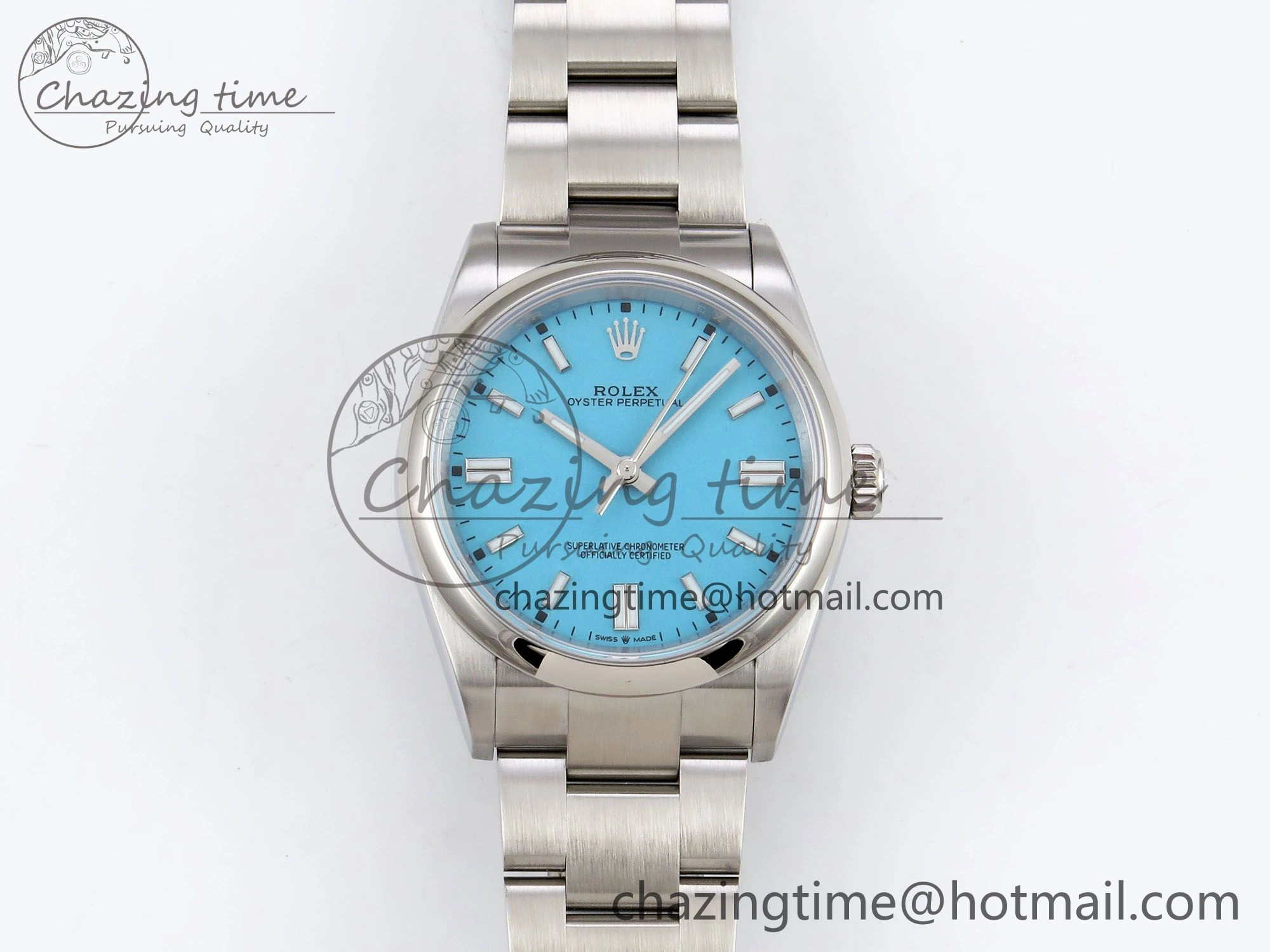 Compact Oyster Perpetual 126000 36mm APF 1:1 Best Edition 904L Steel Tiffany Blue Dial VR 1420