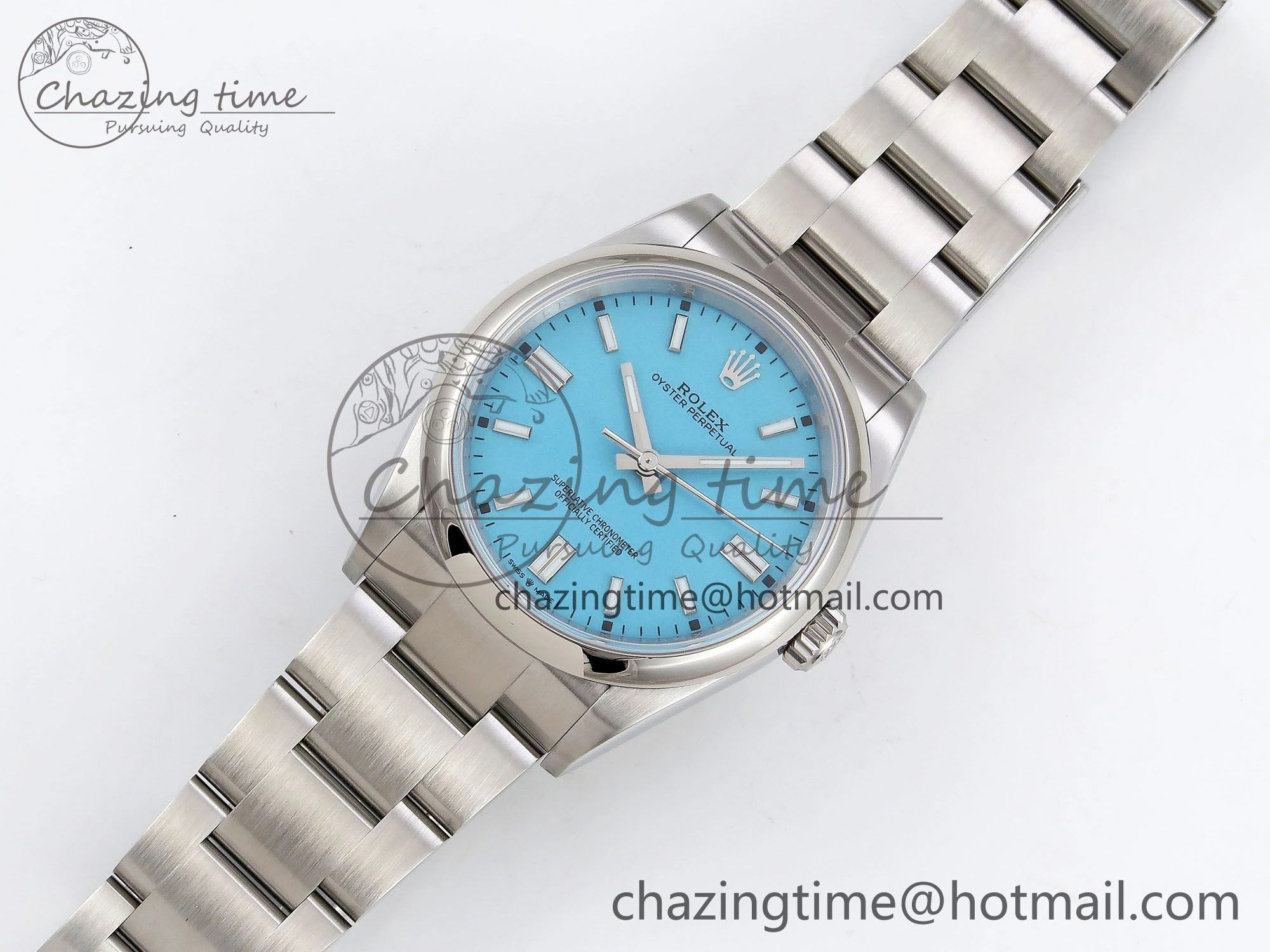 Compact Oyster Perpetual 126000 36mm APF 1:1 Best Edition 904L Steel Tiffany Blue Dial VR 1420