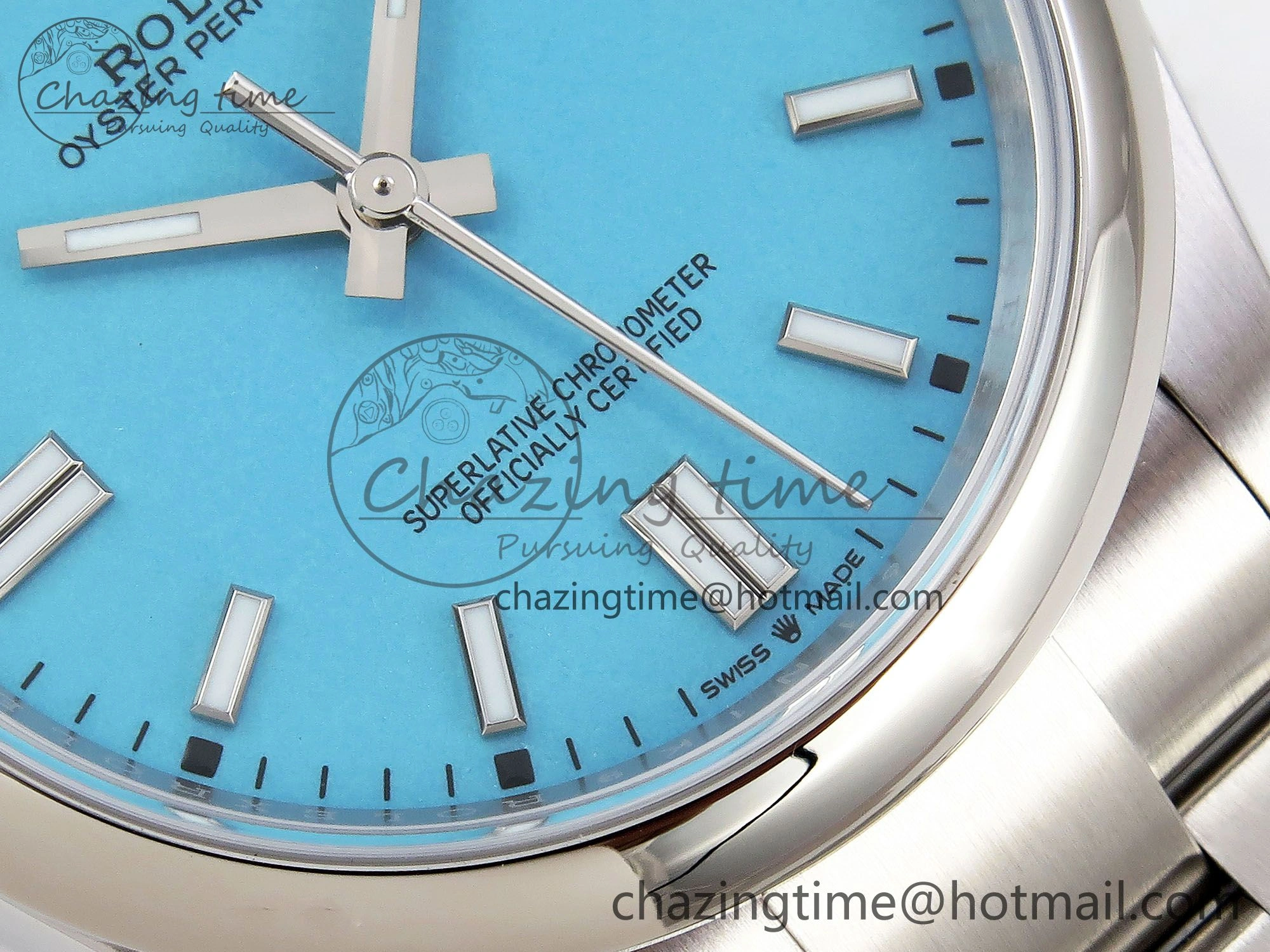 Compact Oyster Perpetual 126000 36mm APF 1:1 Best Edition 904L Steel Tiffany Blue Dial VR 1420