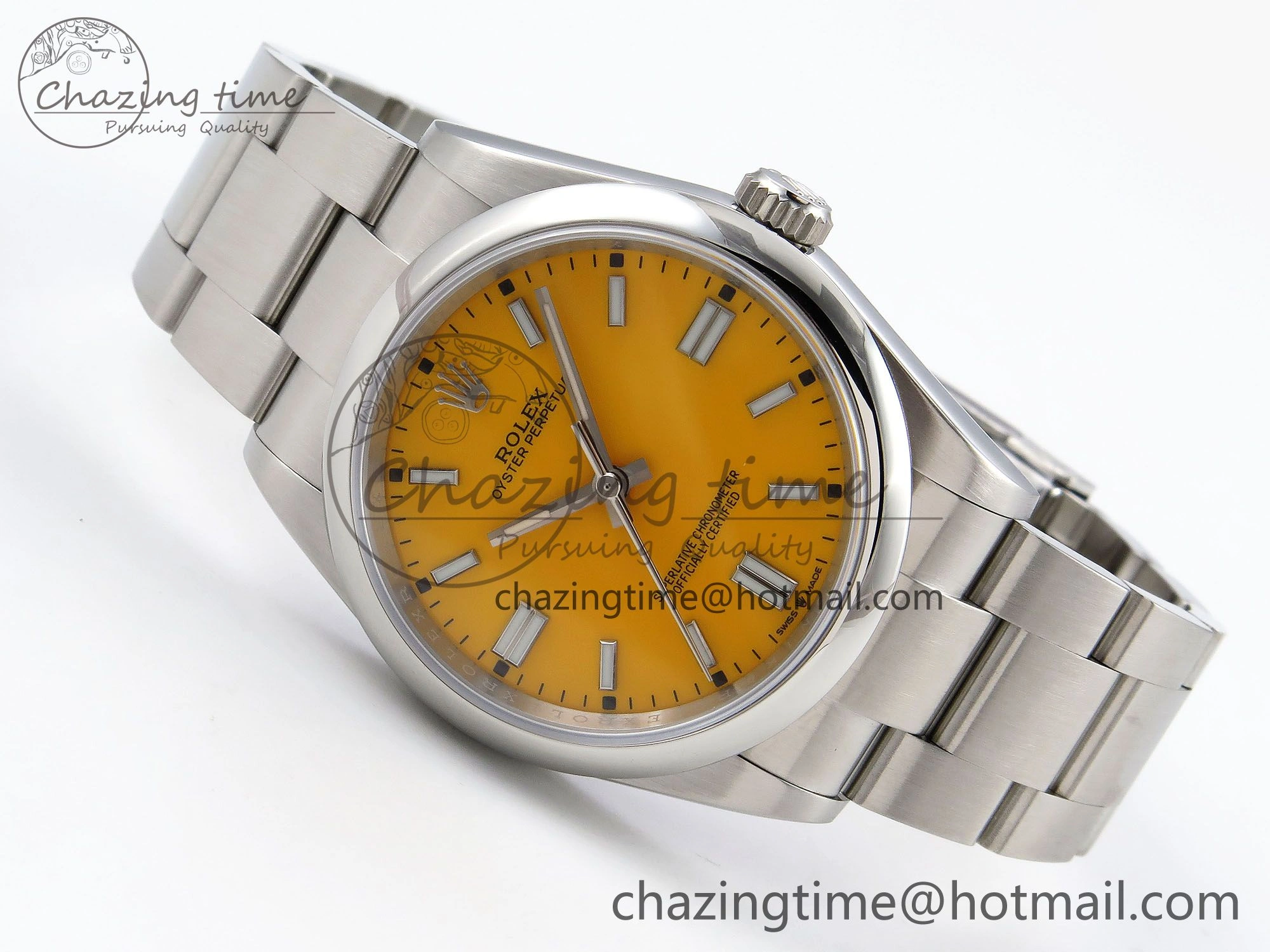 GoodFit Oyster Perpetual 126000 36mm APF 1:1 Best Edition 904L Steel Yellow Dial VR 1423