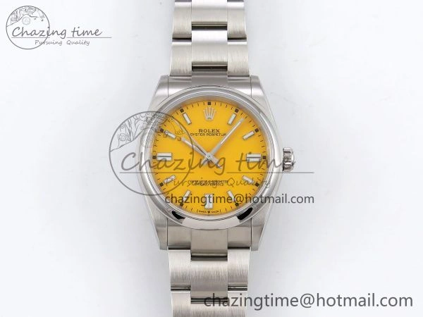 GoodFit Oyster Perpetual 126000 36mm APF 1:1 Best Edition 904L Steel Yellow Dial VR 1423