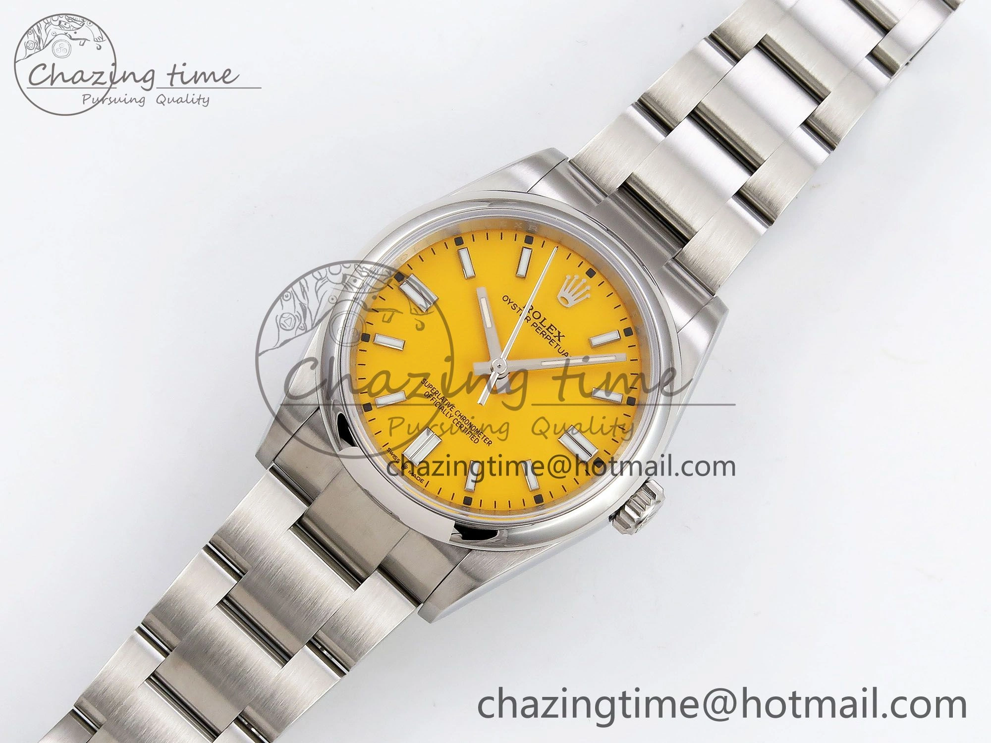 GoodFit Oyster Perpetual 126000 36mm APF 1:1 Best Edition 904L Steel Yellow Dial VR 1423