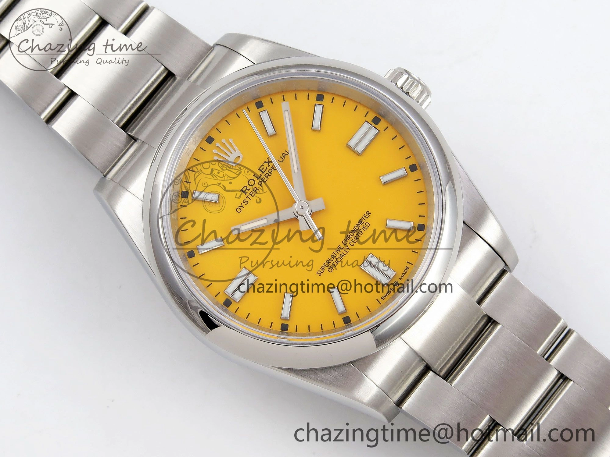 GoodFit Oyster Perpetual 126000 36mm APF 1:1 Best Edition 904L Steel Yellow Dial VR 1423