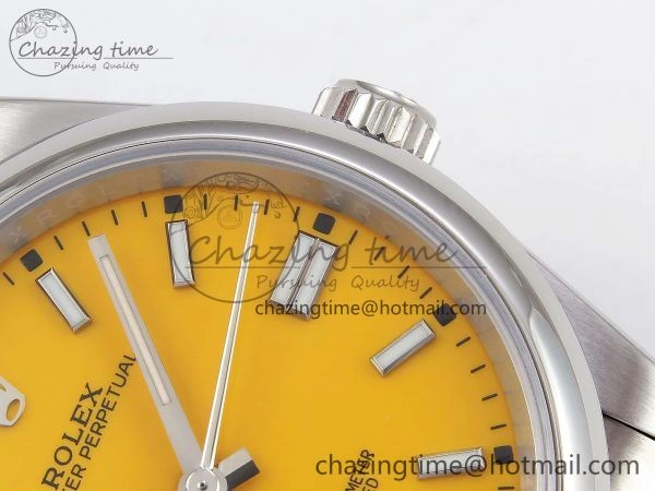 GoodFit Oyster Perpetual 126000 36mm APF 1:1 Best Edition 904L Steel Yellow Dial VR 1423