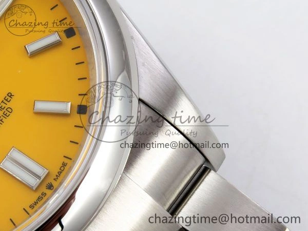 GoodFit Oyster Perpetual 126000 36mm APF 1:1 Best Edition 904L Steel Yellow Dial VR 1423